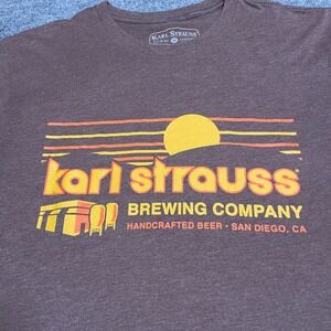 Graphic Tee Karl Strauss San Diego Padres T Shirt Mens Medium Beer Baseball